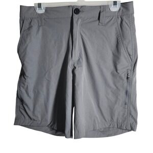 Orvis Tech Short‎ Gray 30 Four Way Stretch Breathable Side Zip Pockets